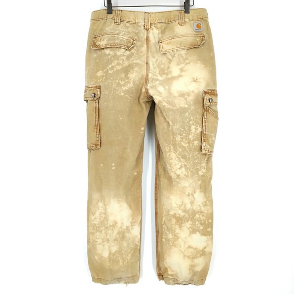 Carhartt Custom Dyed Distressed Cargo Pants 34x32 - Picture 5 of 11